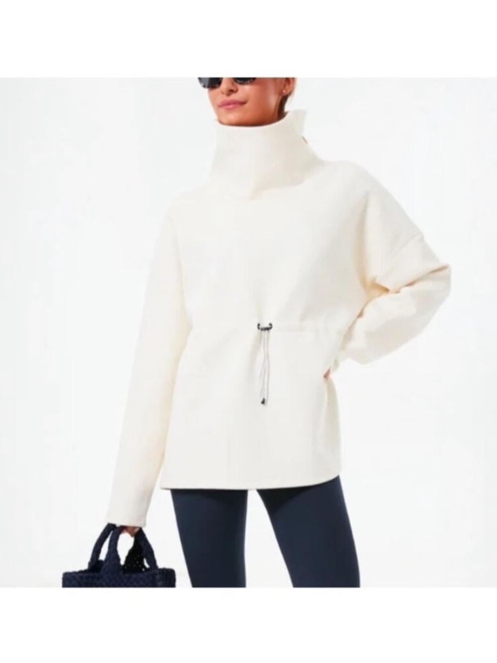 Varley Barton Sweatshirt in Eggnog sz M